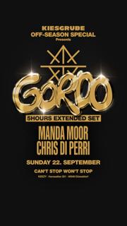 Kiesgrube Off-Season Special Presents Gordo (5Hours Extended Set), Manda Moor & Chris Di Perri