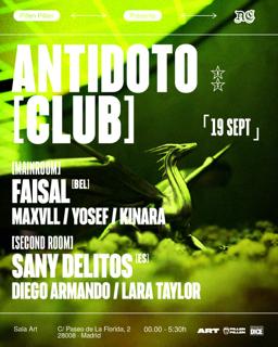 Antidoto Club: Faisal + Sany Delitos