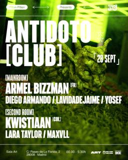 Antidoto Club: Armel Bizzman + Kwistiaan