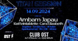 Titan Present Japau, Ambam, Koffeintablette, Cara Elizabeth