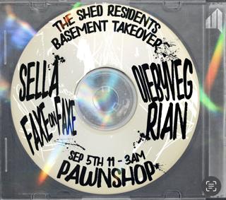 The Shed Residents Pawnshop Takeover W/ Sella, Diebyveg, Rian, & Faxe On Faxe