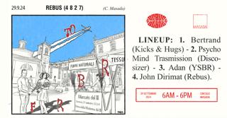 Rebus & Circolo Masada W// Bertrand (Kicks & Hugs) & Psycho Mind Transmission