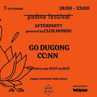 Padma Festival Afterparty W/ Go Dugong + Cc:Nn