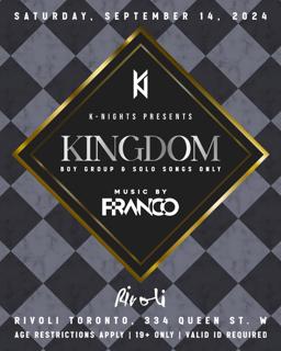 K-Nights Presents Kingdom - Boy Group & Solo Songs Only - K-Pop & Edm