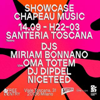 Chapeau Music: Oma Totem, Dj Dipdel, Niceteed, Miriam Bonanno