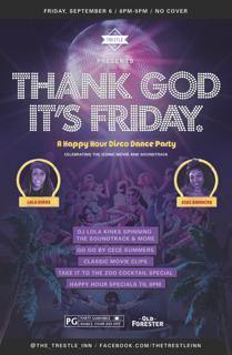 Thank God It'S Friday Happy Hour Disco Dance Party