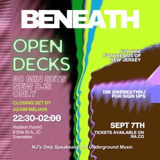 Beneath: Open Decks With Adam Meliani