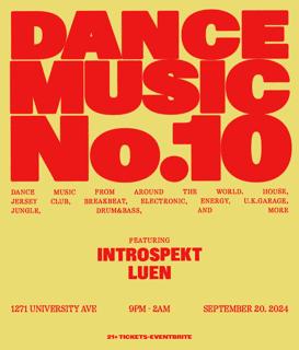 Studio Sessions: Dance 10 With Introspekt