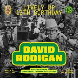 Lively Up 13Th Birthday With David Rodigan