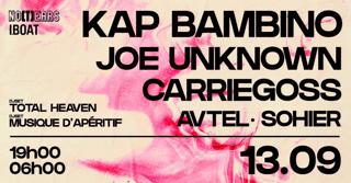 No(T)Ears: Kap Bambino (Live) + Avtel + Sohier