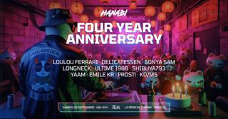 Hanabi Four Year Anniversary