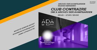 Club Contraire: Dave X Archiv Der Avantgarden // Concert #2