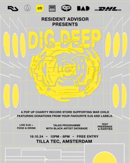 Ra Presents Dig Deep At Ade: A Charity Record Fair For War Child