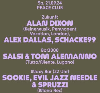 Peace Club: Alan Dixon, Alex Dallas, Schacke99