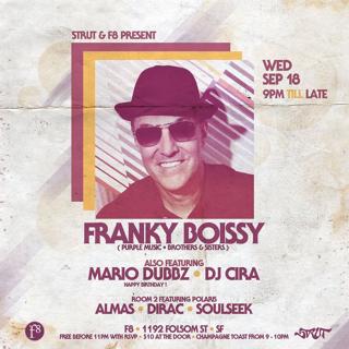 Strut Sf & F8 Present Franky Boissy