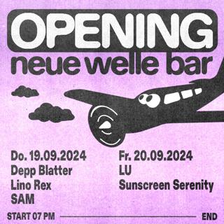 Neue Welle Bar Opening