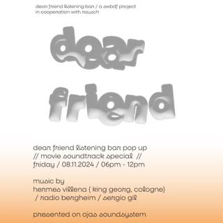 Dear Friend Listening Bar - Movie Soundtrack Special