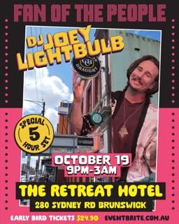 Dj Joey Lightbulb 5 Hour Set Hotel Brunswick