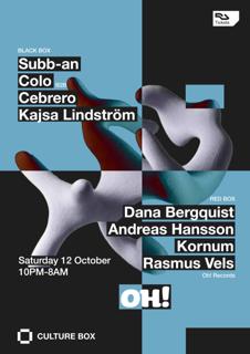 Subb-An / Colo / Cebrero / Kajsa Lindström / Dana Bergquist / Andreas Hansson / Kornum / Rasmus