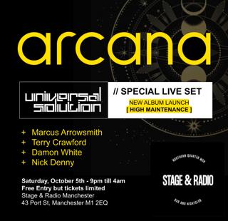 Arcana Special - Universal Solution Album Launch Party