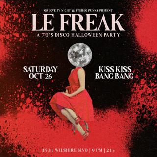 Le Freak: 70'S Disco Halloween Party