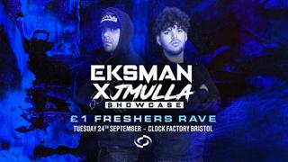 Bristol £1 Dnb Freshers Rave • Eksman X J Mulla Showcase