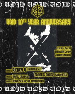 Void 10Th Year Anniversary - Techno - Birthday Party