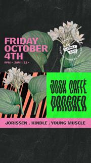 Marble Bar Pres. Josh Caffé And Pangaea With Jorissen, Kindle, And Young Muscle