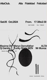 Alta Fidelidad Club X Maxime Db, Maryo, Demofather & Simple Times Takeover 