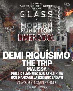 Glass X Modern Funktion Halloween Party: Demi Riquisimo & The Trip