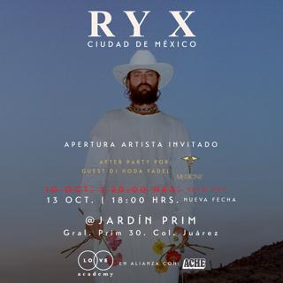 Ry X — Live Cdmx (2Nda Fecha)