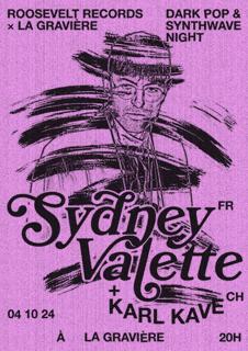 Live! X Roosevelt Records: Sydney Valette [Fr] + Karl Kave [Ch]