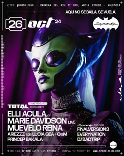 Total 1º Aniversario: Elli Acula + Marie Davidson (Live) + Muevelo Reina