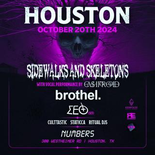 Sidewalks And Skeletons, Brothel, Cashforgold, Culttastic, Staticca, Church Of Set #S Houston