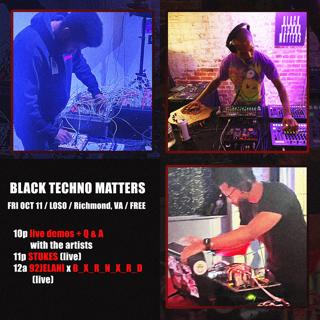 Black Techno Matters - All Live Show At Sidepiece (Loso)