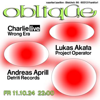 Oblique: Charlie (Live), Lukas Akata, Andreas Aprill