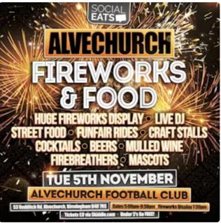 Fireworks & Food Alvechurch