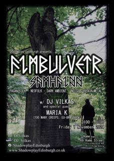 Fimbulvetr: Sammhain 1/11/24 Paganfolk/Neofolk/Darkambient/Noise/Blackmetal W/Djsvilkas&Mariak