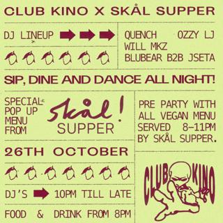 Club Kino X Skal Supper