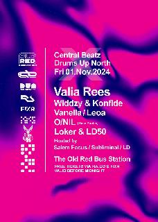 Central Beatz & Drums Up North: Valia Rees, Siren Sounds