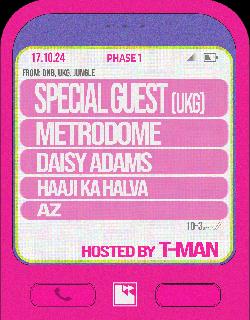 Cause & Effect Presents: Metrodome / T-Man / Special Guest Headliner 