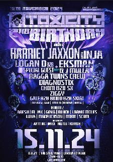 Toxicity Sounds Presents: Harriet Jaxxon, Logan D, Eksman, Inja + More / Dnb Rave