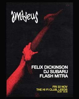 The Amadeus Discoteque: Felix Dickinson, Dj Subaru, Flash Mitra