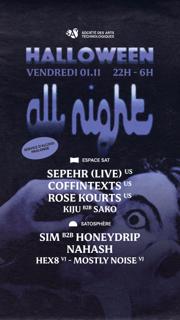 Halloween All Night — Coffintexts • Sepehr (Live) • Rose Kourts