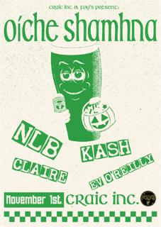 Craic Inc & Foy'S Present: Oíche Shamhna