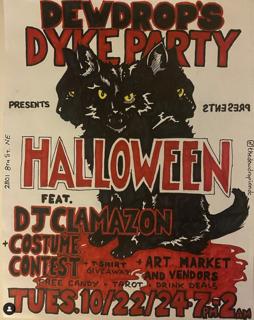 Dew Drop'S Dyke Party Presents Halloween With Clamazon