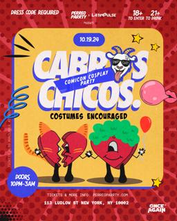 Cabros Chicos - Comicon Cosplay Party - 18+ Latin & Hip-Hop Dance Event