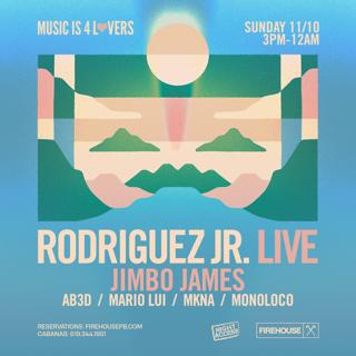 Music Is 4 Lovers Feat. Rodriguez Jr. (Live) At Fïrehouse - No Cover