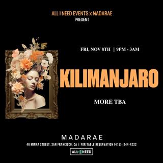 Kilimanjaro (Boiler Room - Afro House ) At Madarae