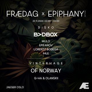 Frædag X Epiphany: Badbox + Of Norway (Lp Release)